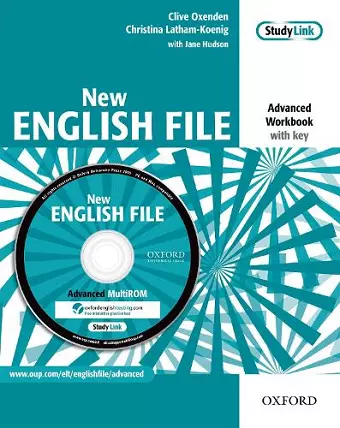 New English File: Advanced: Workbook with MultiROM Pack cover