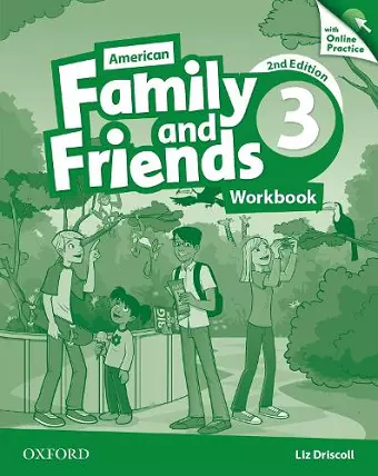 American Family and Friends: Level Three: Workbook with Online Practice cover