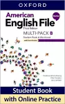 American English File: Starter: Student Book/Workbook Multi-Pack B with Online Practice cover