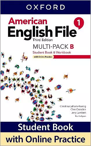 American English File: Level 1: Student Book/Workbook Multi-Pack B with Online Practice cover