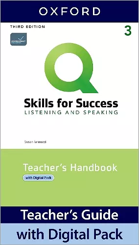 Q: Skills for Success: Level 3: Listening and Speaking Teacher's Handbook with Teacher's Access Card cover