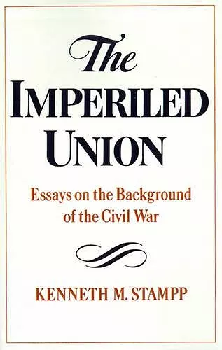 The Imperiled Union cover