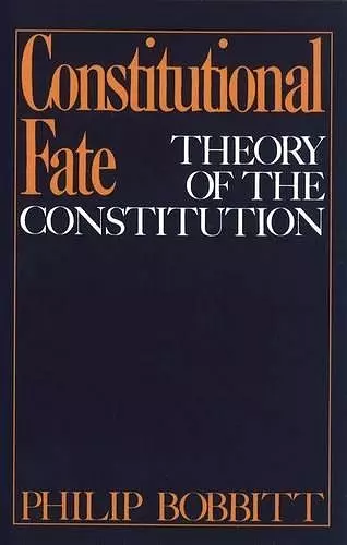 Constitutional Fate cover