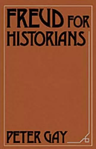 Freud for Historians cover