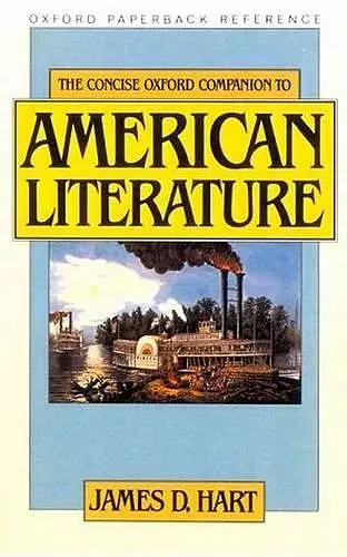 The Concise Oxford Companion to American Literature cover