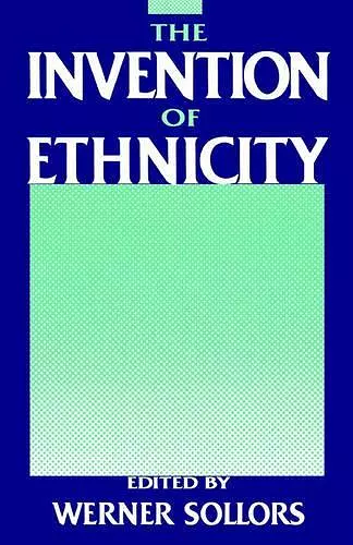 The Invention of Ethnicity cover