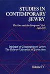 Studies in Contemporary Jewry: IV: The Jews and the European Crisis, 1914-1921 cover