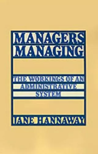 Managers Managing cover