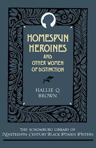 Homespun Heroines and Other Women of Distinction cover