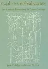 Cajal on the Cerebral Cortex cover