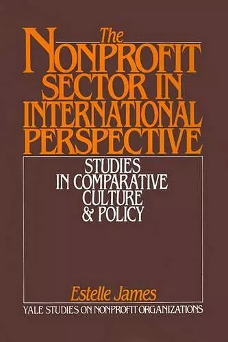 The Nonprofit Sector in International Perspective cover