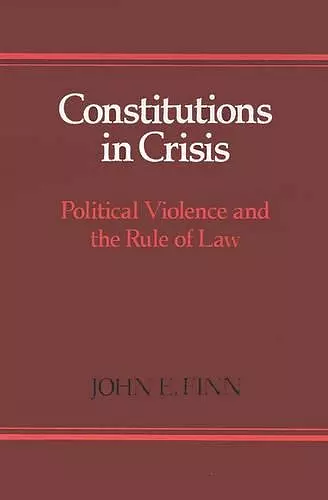 Constitutions in Crisis cover