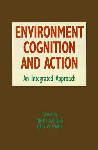 Environment, Cognition, and Action cover