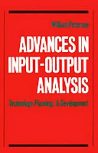 Advances in Input-Output Analysis cover