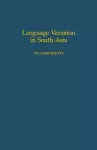 Language Variation in South Asia cover