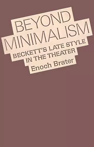 Beyond Minimalism cover