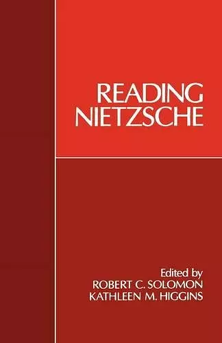 Reading Nietzsche cover