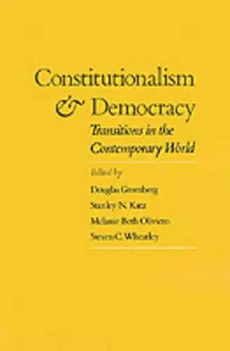 Constitutionalism and Democracy cover
