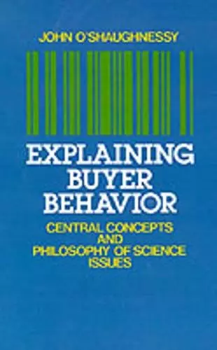 Explaining Buyer Behavior cover