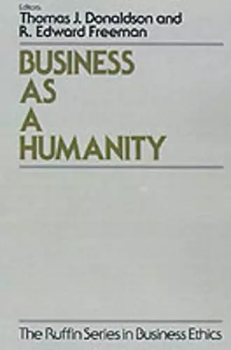 Business as a Humanity cover