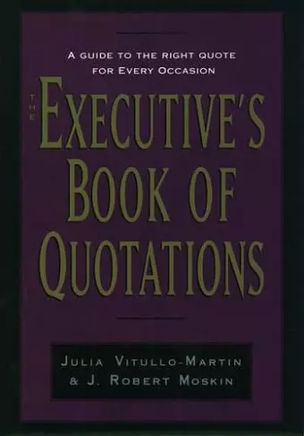 The Executive's Book of Quotations cover