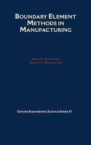 Boundary Element Methods in Manufacturing cover