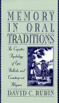 Memory in Oral Traditions cover