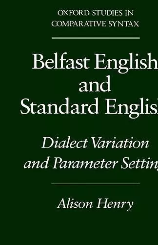 Belfast English and Standard English cover