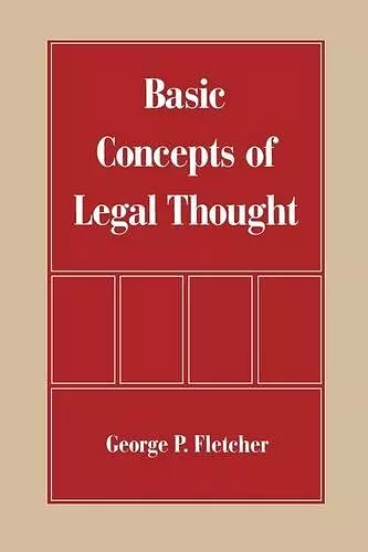 The Basic Concepts of Legal Thought cover