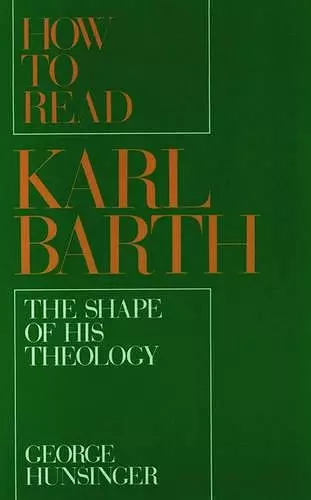 How to Read Karl Barth cover