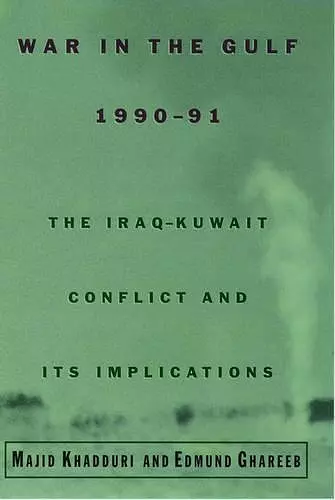 War in the Gulf, 1990-91 cover