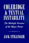 Coleridge and Textual Instability cover