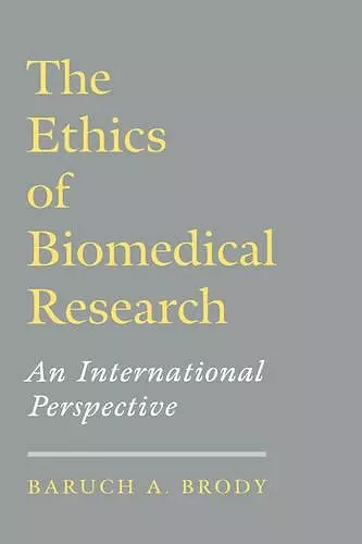 The Ethics of Biomedical Research cover