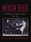 American Theatre: A Chronicle of Comedy and Drama 1914-1930 cover