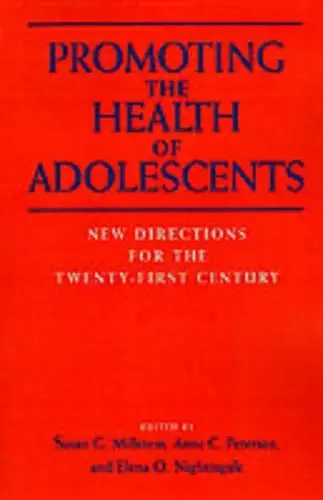 Promoting the Health of Adolescents cover