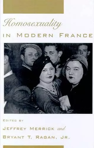 Homosexuality in Modern France cover