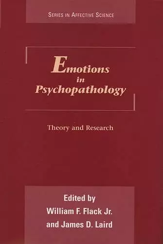 Emotions in Psychopathology cover