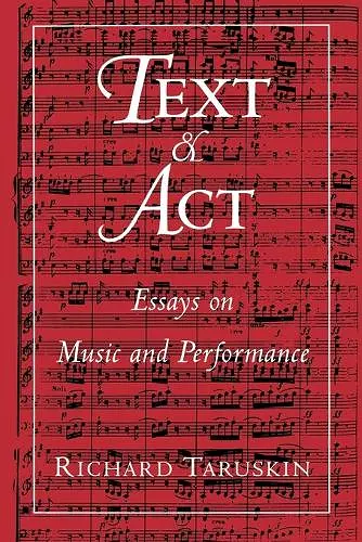 Text and Act cover