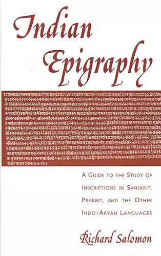 Indian Epigraphy cover