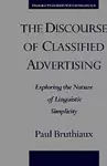 The Discourse of Classified Advertising cover