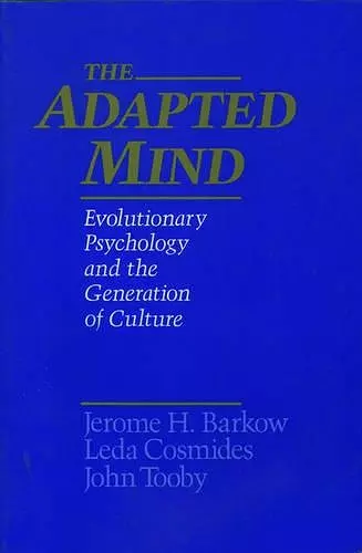 The Adapted Mind cover