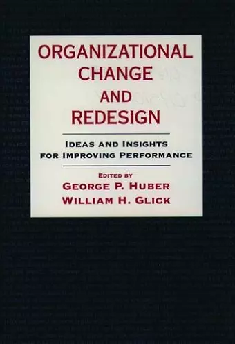 Organizational Change and Redesign cover