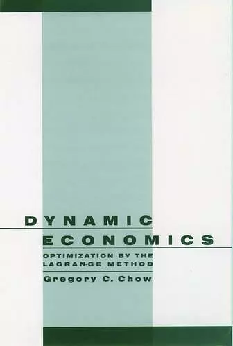 Dynamic Economics cover