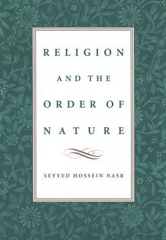 Religion and the Order of Nature cover