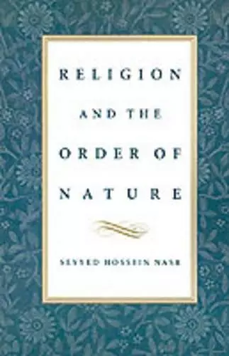 Religion and the Order of Nature cover