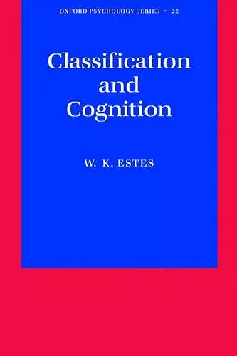 Classification and Cognition cover