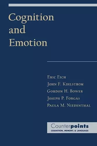 Cognition and Emotion cover