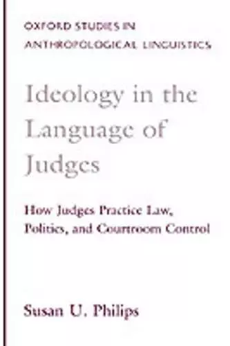 Ideology in the Language of Judges cover