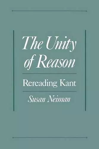 The Unity of Reason cover