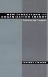 New Directions for Organization Theory cover